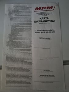 Б/у Холодильник с морозильной камерой Mpm Product mpm-182-kb-38w 01-200850654