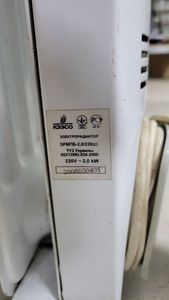 Б/в Масляний обігрівач Termostar ермпб-2,0/220 01-200874306
