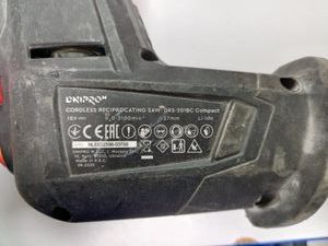 Б/у Сабельная пила Dnipro-M drs-201bc compact 1акб 4ah зп 01-200881954