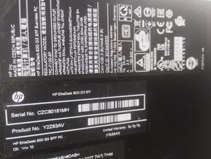 Б/в Системний блок Пк intel core i5-6500/ram 16 gb/hdd відсутній/ssd 256 gb/інтегрована 01-200891641