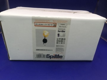 Б/в Бра Brille br-593w/1 e14 bz+w 01-200927530