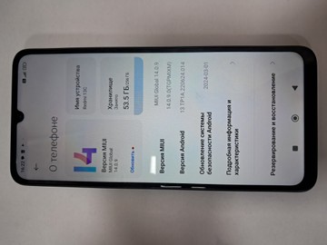 Б/в Мобільний телефон Xiaomi redmi 13c 8/256gb 01-200924321