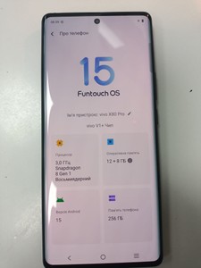 Б/в Мобільний телефон Vivo x80 pro 12/256gb 01-200935956