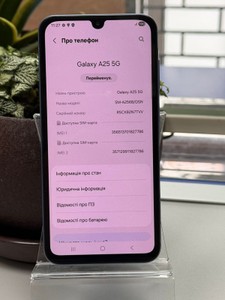Б/в Мобільний телефон Samsung galaxy a25 5g sm-a256b 8/256gb 01-200988984