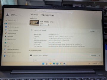 Б/у Ноутбук Lenovo 14/ryzen 7 5700u ddr4/16gb ddr4/hdd *відсутній/ssd 512 gb/*інтегрована 01-201030181