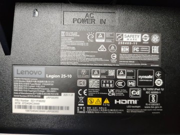 Б/в Монітор Lenovo legion 25-10 01-201033924