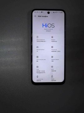 Б/у Мобільний телефон Tecno spark go 1 kl4 4/128gb 01-201041307