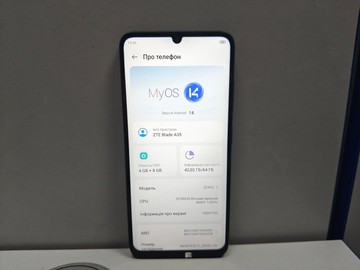 Б/в Мобільний телефон Zte blade a35 4/64gb 01-201053775
