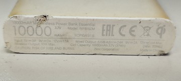 Б/у Повербанк Xiaomi 10000mah wireless 10w wpb15zm 01-201059885