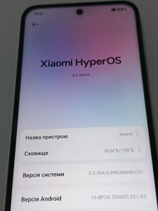 Б/в Мобільний телефон Xiaomi redmi 15 4g 6/128gb 01-201075896
