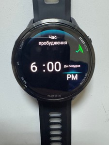 Б/в Смарт-годинник Garmin forerunner 970 carbon dlc titanium case w./translucent 01-201082558