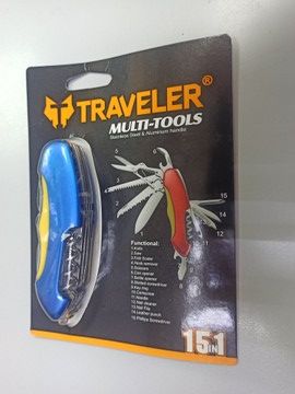 Б/в Мультитул Traveler 15in1 01-201090580