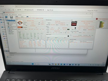 Б/в Ноутбук Msi 15/ryzen 5 7530u ddr4/16gb ddr4/hdd *відсутній/ssd 512 gb/*інтегрована 01-201107551