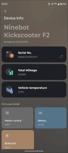 Б/у Електросамокат Ninebot kickscooter f2 01-201149763