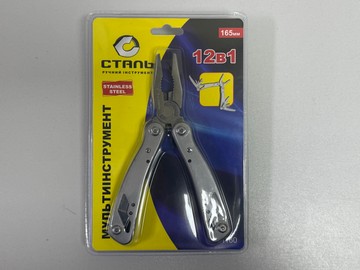 Б/в Мультитул Сталь 41160 12 в 1 01-201164921
