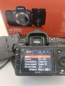 01-200552941: Sony alpha dslr-a200 kit 18-70mm