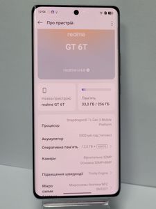 01-200776904: Realme gt 6t 12/256gb