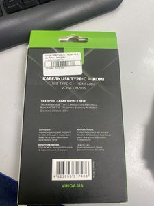 Б/в Hdmi-кабель Vinga vcpvcch2015 01-200786695