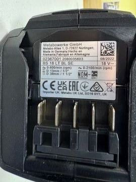 Б/в Шурупокрут Metabo bs 18 lt 01-200636439