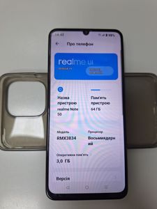 Б/у Мобильный телефон Realme note 50 3/64gb 01-200864540