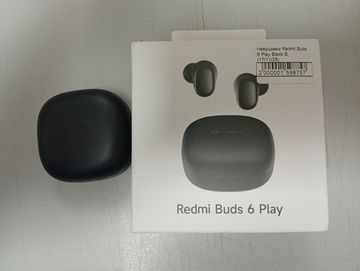 Б/в Навушники Redmi buds 6 play black 18-000093448