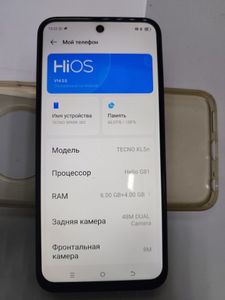 Б/в Мобільний телефон Tecno spark 30c kl5n 6/128gb 01-200893952