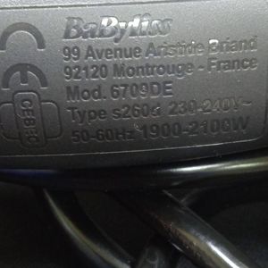 Б/в Фен Babyliss smooth pro 2100 6709de 01-200920344