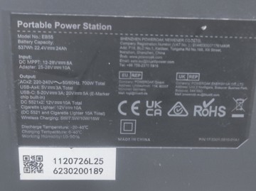 Б/в Зарядна станція Bluetti eb55 portable power station 537wh 01-200965589