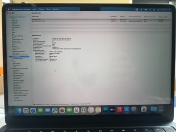 Б/в Ноутбук Apple macbook air 13,6" 2025 mc6t4 / apple m4/ 8 core gpu/ ram 16gb/ ssd 256gb/ a3240 01-200983249