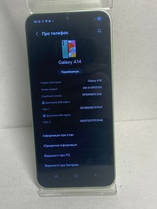 Б/у Мобільний телефон Samsung galaxy a14 sm-a145f 4/64gb 01-201041538