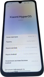 Б/у Мобільний телефон Xiaomi redmi 15c 4g 4/128gb 01-201060008
