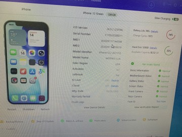 Б/в Мобільний телефон Apple iphone 12 128gb 01-201121393