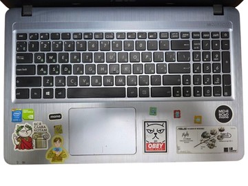 Б/в Ноутбук Asus 14/core i3 5005u ddr3/4gb ddr3/hdd 500 gb/ssd *відсутній/geforce 920m 2gb 01-201123676