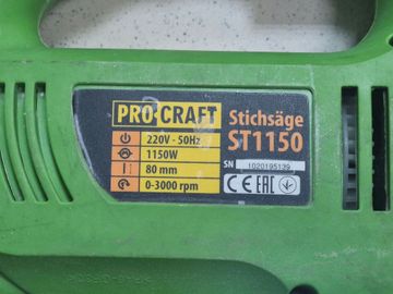 Б/в Електролобзик Procraft st-1150 01-200815926
