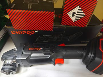 Б/в Кутова шліфмашина Dnipro-M dga-201 1акб 4ah зп 01-200817222