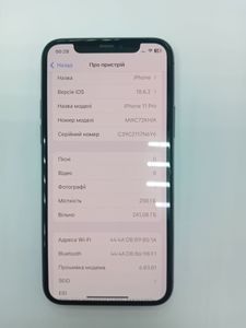 Б/в Мобільний телефон Apple iphone 11 pro 256gb 01-200836190