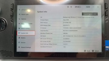 Б/в Ігрова приставка Msi claw a1m 512 gb 01-200851778