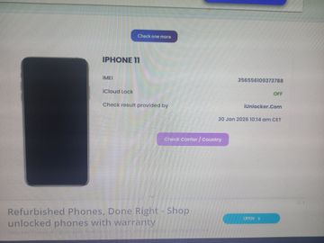 Б/в Мобільний телефон Apple iphone 11 64gb 01-200864135