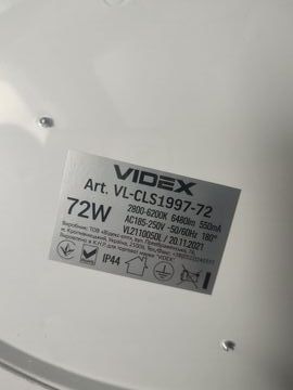 Б/у Светильник Videx vl-cls1997-72 01-200883071
