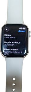 Б/в Смарт-годинник Apple watch series 8 gps 41mm aluminum case 01-200841734
