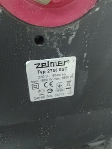 Б/у Пылесос Zelmer zvc382st / vc 2750.0 st 01-200930609
