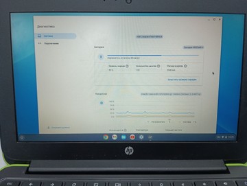 Б/у Ноутбук Hp 11/celeron n3060 ddr3/4gb ddr3/hdd *відсутній/ssd 24 gb/*інтегрована 01-200982164