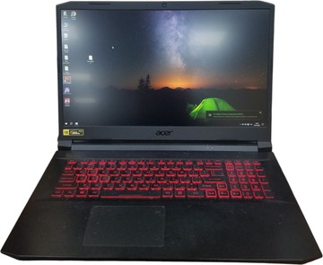 Acer 17/core i5-11400h ddr4/16gb ddr4/hdd *відсутній/ssd 256 gb/geforce rtx3050 4gb