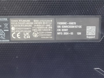 Б/в Ноутбук Asus 15/ryzen 5 7535hs ddr5/16gb ddr5/ssd 1000 gb/geforce rtx3050 4gb 01-201047736