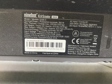 Б/в Електросамокат Ninebot segway max g30e ii 01-201058127