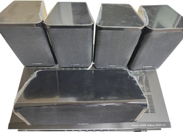 Б/в Домашній кінотеатр Yamaha av-ресівер yamaha rx-v385+сабуфер ns-sw050+4 колонки ns-b40+ns-c40 01-200905108