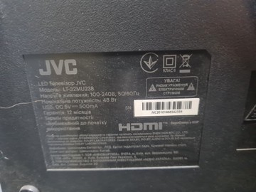 Б/у Телевизор Jvc lt-32mu238 01-201068736
