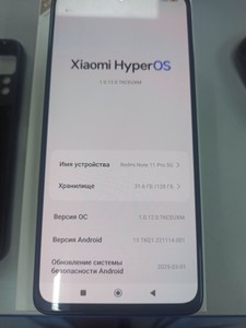 Б/в Мобільний телефон Xiaomi redmi note 11 pro 5g 8/128gb 01-201094459