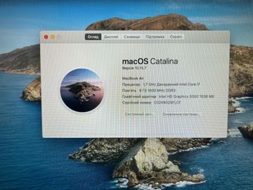 01-200607369: Apple macbook air a1465 екр 11.6"/ core i7 1,7ghz/ ram8gb/ ssd512gb/ intel hd graphics 5000