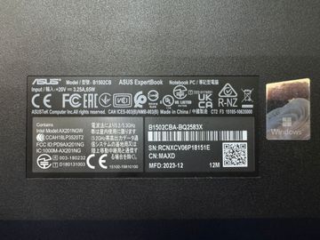 01-200736529: Asus 15/core i5-1235u ddr5/16gb ddr4/hdd *відсутній/ssd 512 gb/*інтегрована